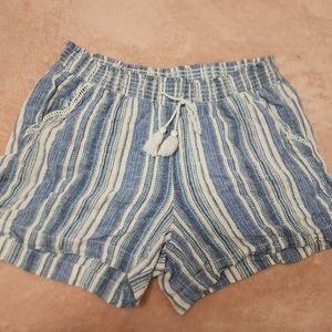 Stripped Drawstring Shorts!